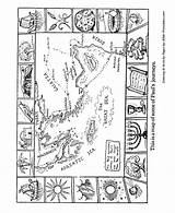 Coloring Pages Paul Bible Testament Journey Map Missionary Journeys School Crafts Sunday Pauls Apostles Kids Printables Craft Activities Old Colouring sketch template