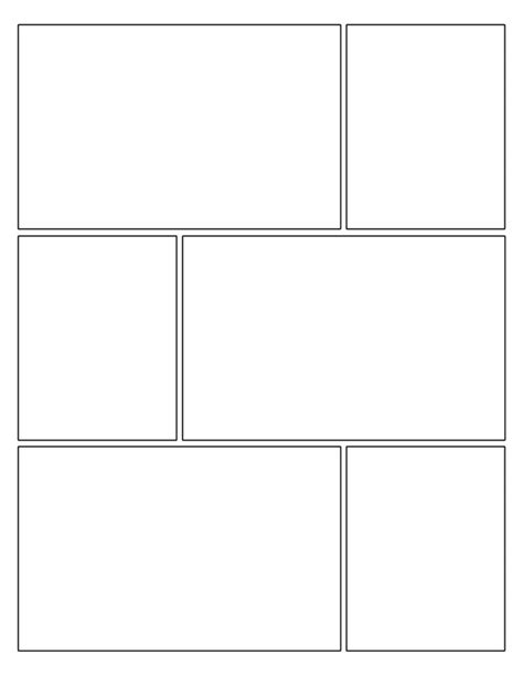 printable comic strip template pages paper trail design comic