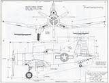 Corsair F4u Fighter Vought 1d Ww2 Cowl Tamiya Pitched Cessna sketch template