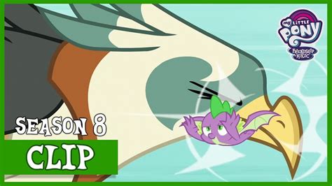 Spike S Wings Appear Spike Vs The Roc Molt Down Mlp