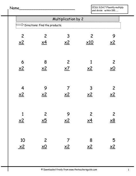 multiplication worksheets   printablemultiplicationcom