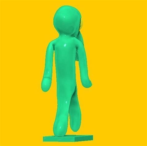 squidward strong beauty 3d model 3d printable cgtrader