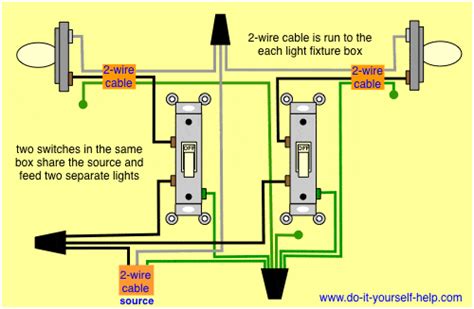 wiring double switch light