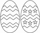 Easter Eggs sketch template