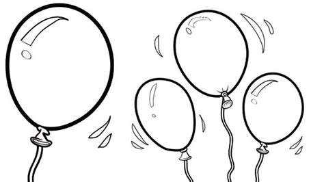 happy birthday balloons coloring pages  place  color