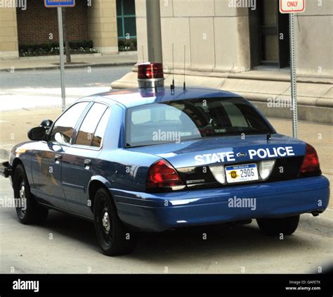 michigan state police car stock photo alamy