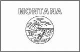 Montana State Flag Coloring Drawing Pages Color Montanakids Activities Template Games Getdrawings Sketch Book sketch template