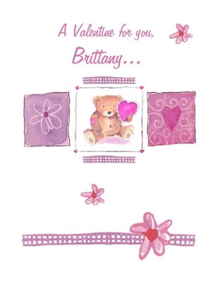 love  granddaughter greeting card valentines day printable card