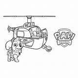 Skye Helicopter sketch template