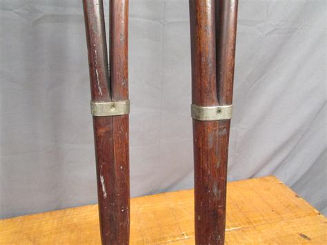 vintage antique wooden crutches turn of the century