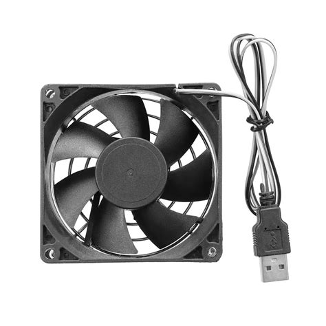 mm black computer fan portable usb cooler small pc cpu cooling computer components cooling