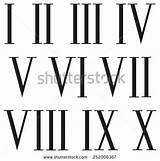 Roman Numerals Vector Numeral Clipart Stock Set Numbers Background Vectors Royalty Clipground Shutterstock Isolated Number Clip Raster Version Illustrations Cliparts sketch template