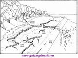 Printable Coloring Pages Stream Landscape Adults Landscapes Printables Detailed Getcolorings Flowe sketch template