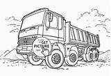 Ausmalbilder Lkw Dump Trucks Wuppsy Benz sketch template