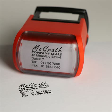 inking rubber company stamp mcgrath company seals