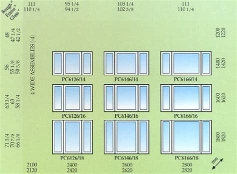 window sizes casement window sizes