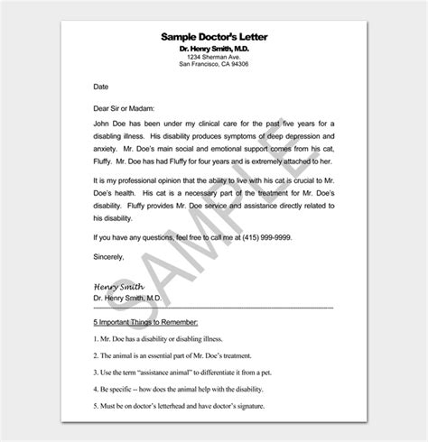 doctor letter  patient template   word temp vrogueco