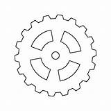 Gear Drawing Simple Gears Drawings Robot Imgarcade Stencils Vbs Clip sketch template