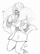 Reiko Yanagi Hero Mha Academia Drew Reminded Lot She Hope Style Her Reddit Kubo Posted Comments Katen So Drawing Bleach sketch template