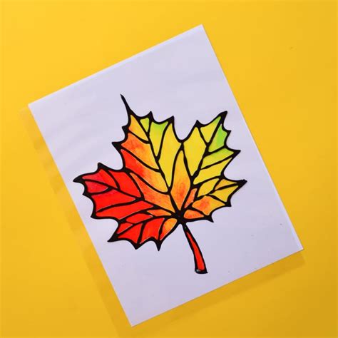 fall leaf suncatchers   printable templates