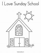 Coloring Sunday School Pages Printable Church Color Sheets Twistynoodle Jesus Lord House Colouring Kids Bible Activity Activities Print Lessons Serve sketch template
