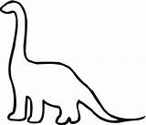 Dinosaur Outline Coloring Outlines Clipart Stegosaurus Dino Brontosaurus Brachiosaurus Dinosaurs Kids Pages Clip Cut Animal Cliparts Library Clipartbest Facts Super sketch template