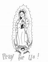 Guadalupe Virgen Coloring Pages Lady Getcolorings Amazing sketch template