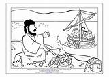 Mewarnai 色 Risorto Yesus Murid Halaman Paskah Cerita Freekidstories Pagine Pertama Gesu Bilingue Storie sketch template