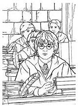 Coloring Pages Chamber Secrets Harry Potter sketch template