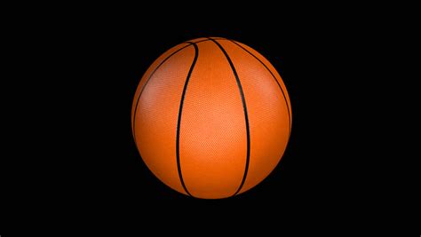 basketball rolling  white background stock footage video