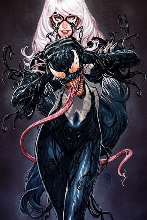Black Cat Marvel Superhero Art Symbiote Black Cat