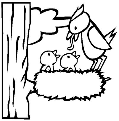 kids page birds coloring pages printable birds coloring picture