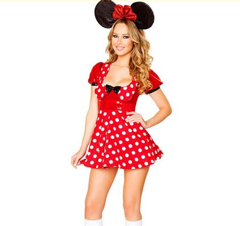 Minnie Mouse Costumes Adults Halloween Costumes For Women Party Cosplay