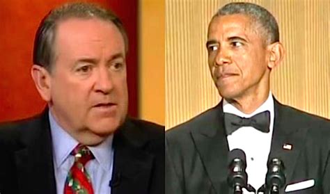 mike huckabee complains obama misquoted me in whcd joke