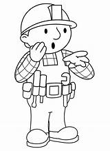 Bob Builder Coloring Pages Printable Kids Color Sheets Getcolorings Anycoloring sketch template