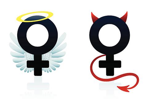 Best Women Angel Devil Sex Symbol Illustrations Royalty