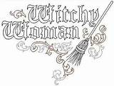 Coloring Pages Witch Wood Burning Stencils sketch template