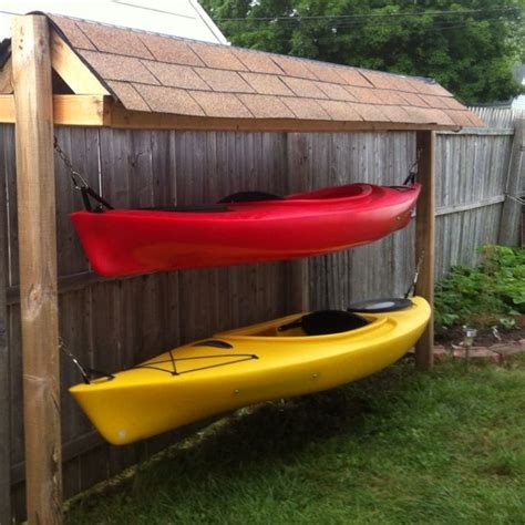 idea  kayak storage  west side   house kayak storage diy kayak storage canoe