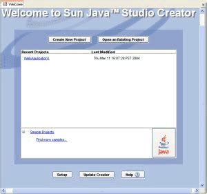 java studio creator  ide  create web applications