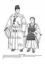 Coloring Japanese Pages Library Clipart Traditional Clothing sketch template