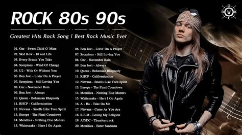 80s 90s rock playlist best rock songs of 80s 90s best rock music