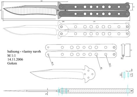 printable folding knife templates pierce blog