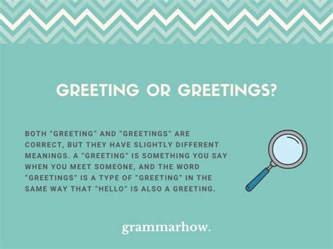 greeting        examples