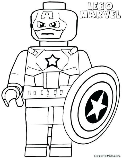 lego marvel avengers coloring pages  getcoloringscom