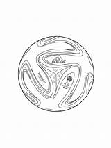 Ball Coloring Soccer Pages Printable Print sketch template