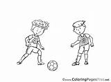 Coloring Soccer Sheets Game Sheet Title sketch template