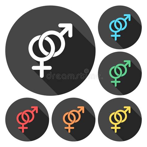Female Symbol Simple Icon Of Woman On Black Background Stock Vector