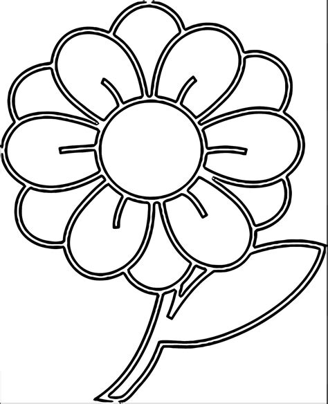 flower coloring page wecoloringpagecom