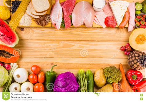 types  foods stock photo image  length