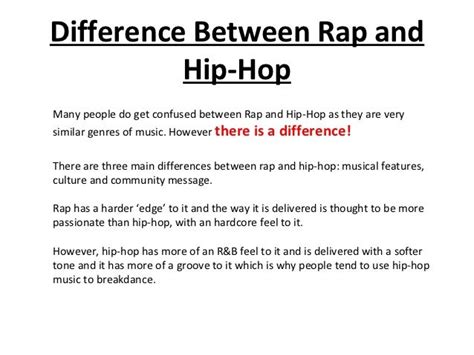 👍 Hip Hop Rap Difference Genre 2019 02 20